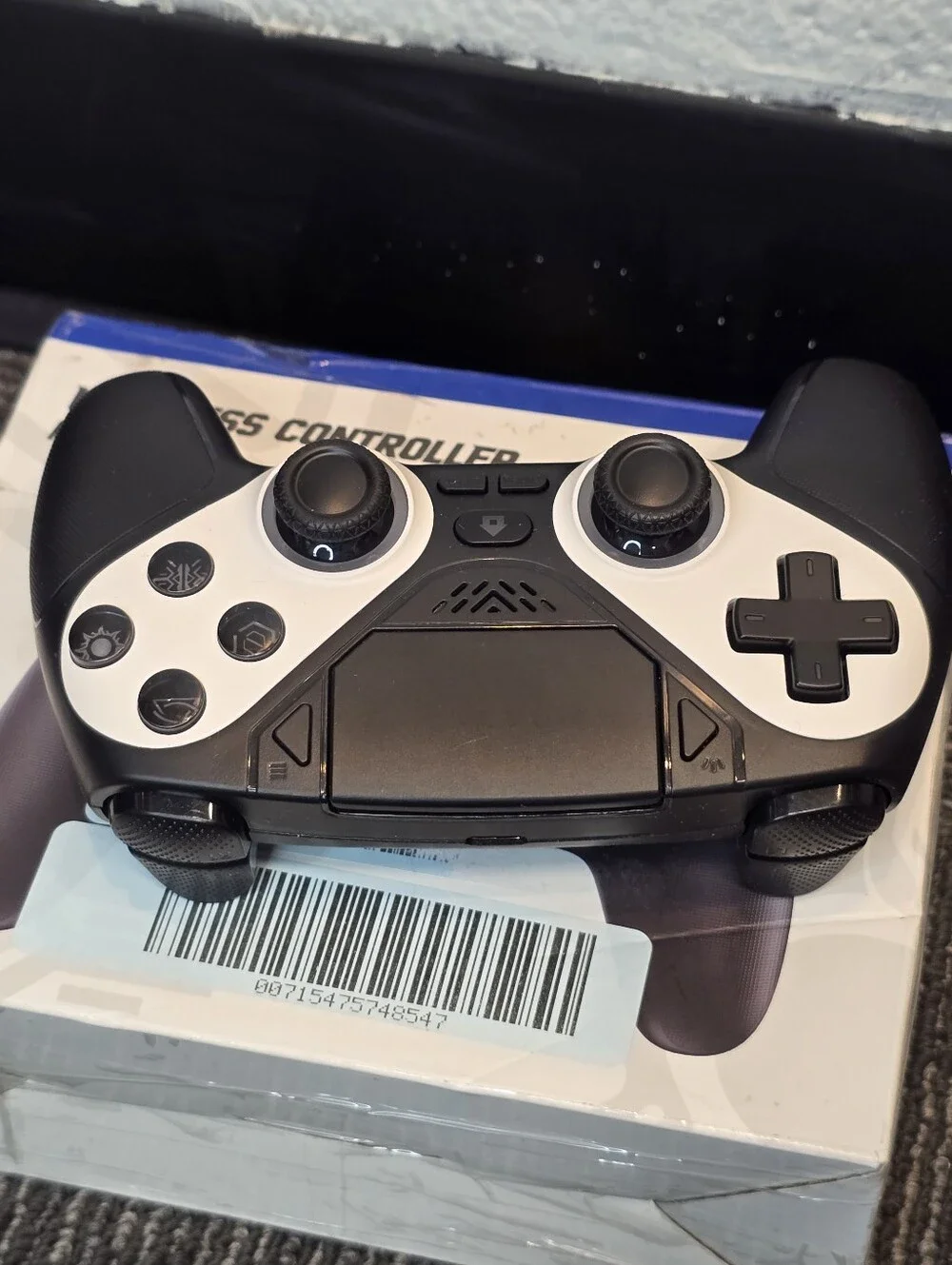 LED Wireless Controller for PS5, Compatible with PS5 Pro/Slim/PC, Dual Vibration